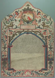 Ketubah, Senigallia, Italien, 1805